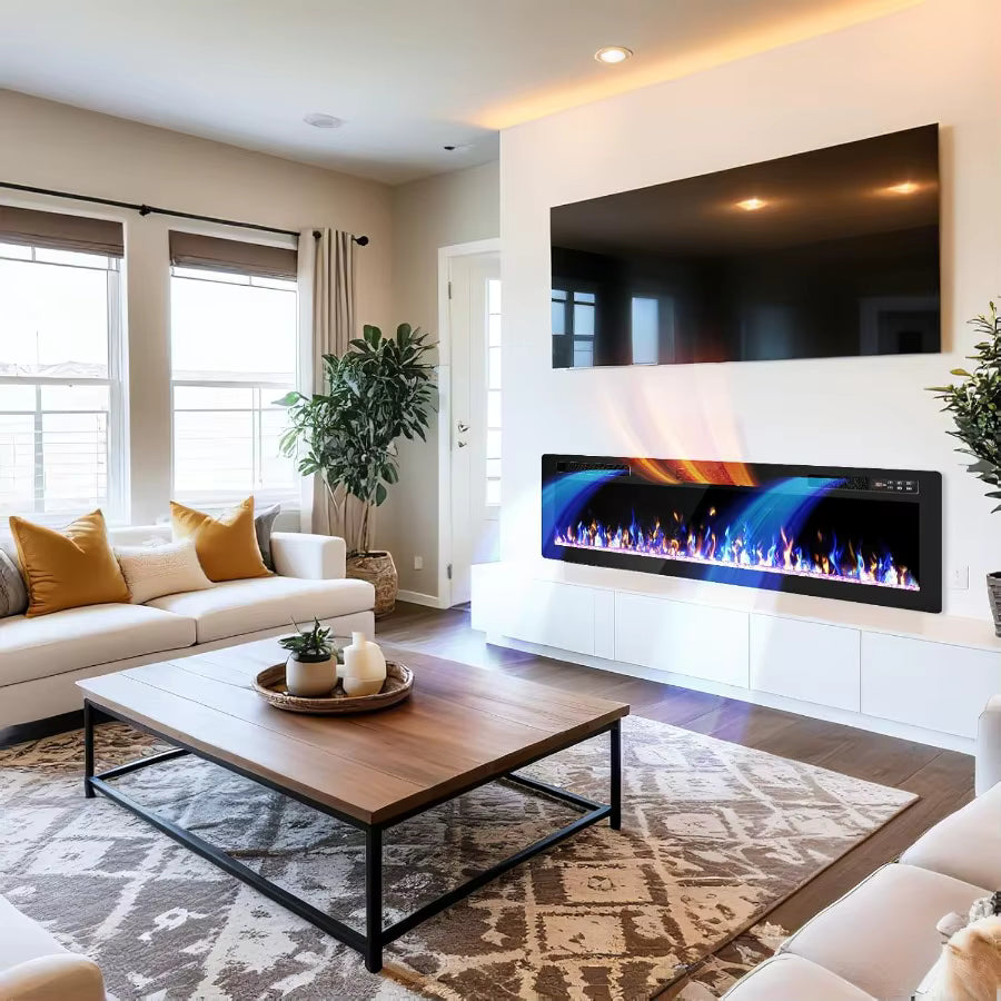72 Inch Indoor Electric Fireplace