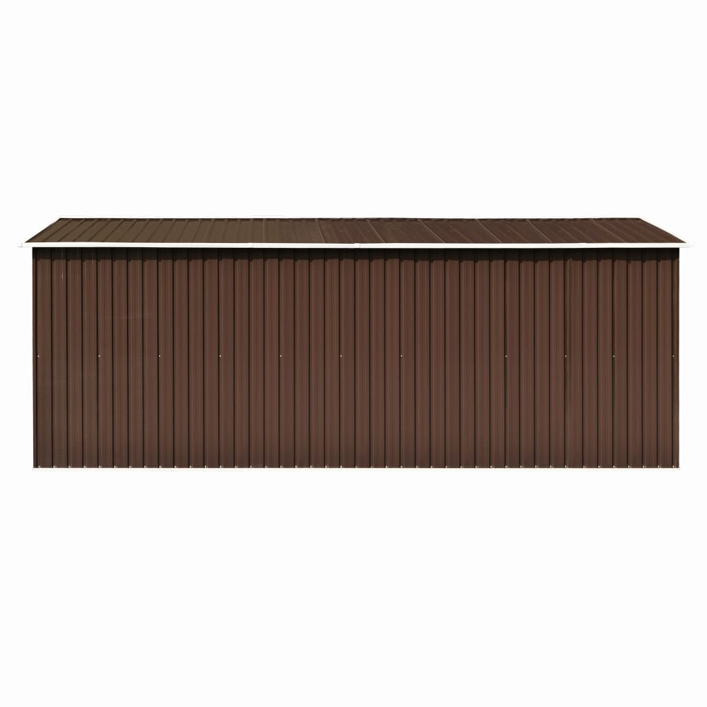 vidaXL Metal Outdoor Storage Shed