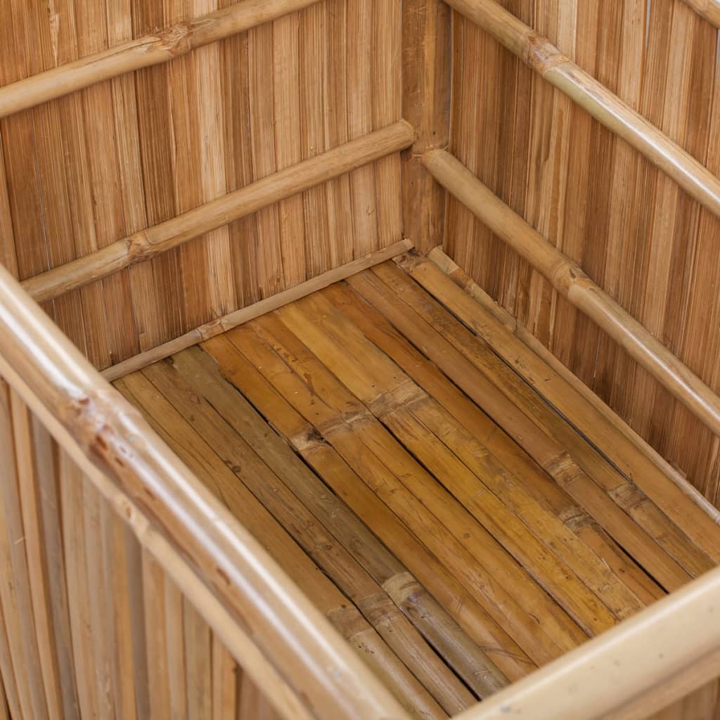 vidaXL Bamboo Indoor/Outdoor Storage Boxes