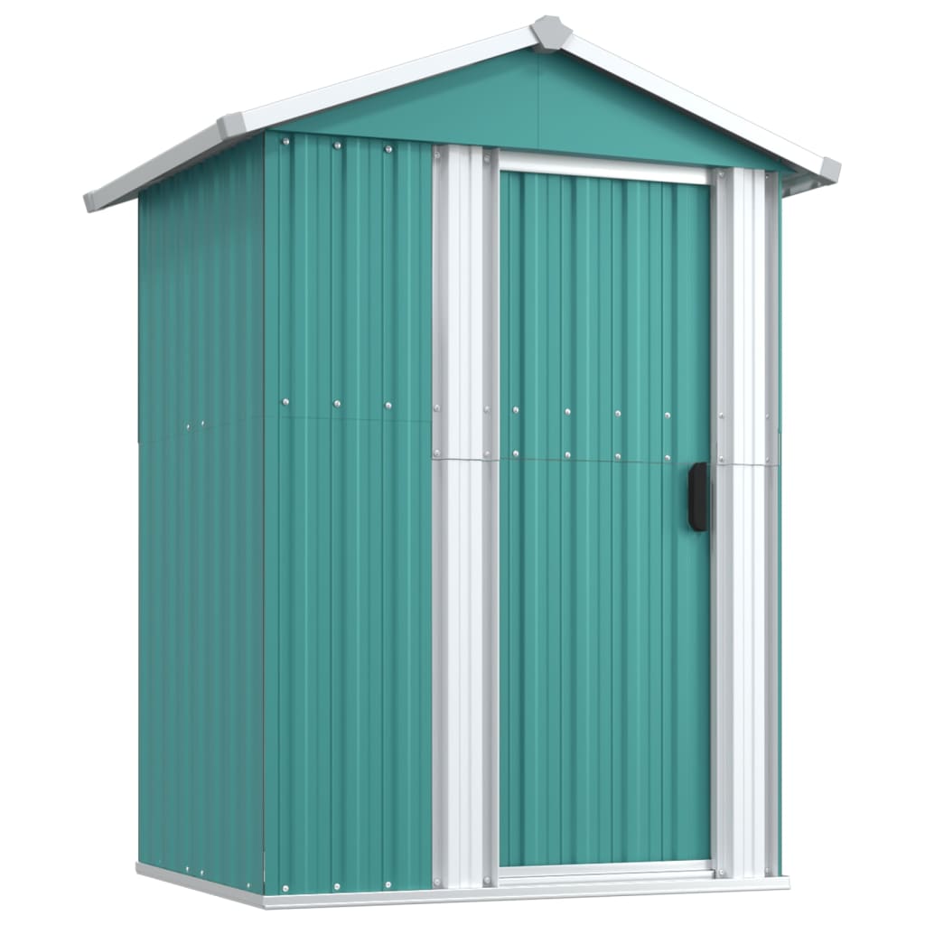 vidaXL Galvanized Steel Outdoor Shed