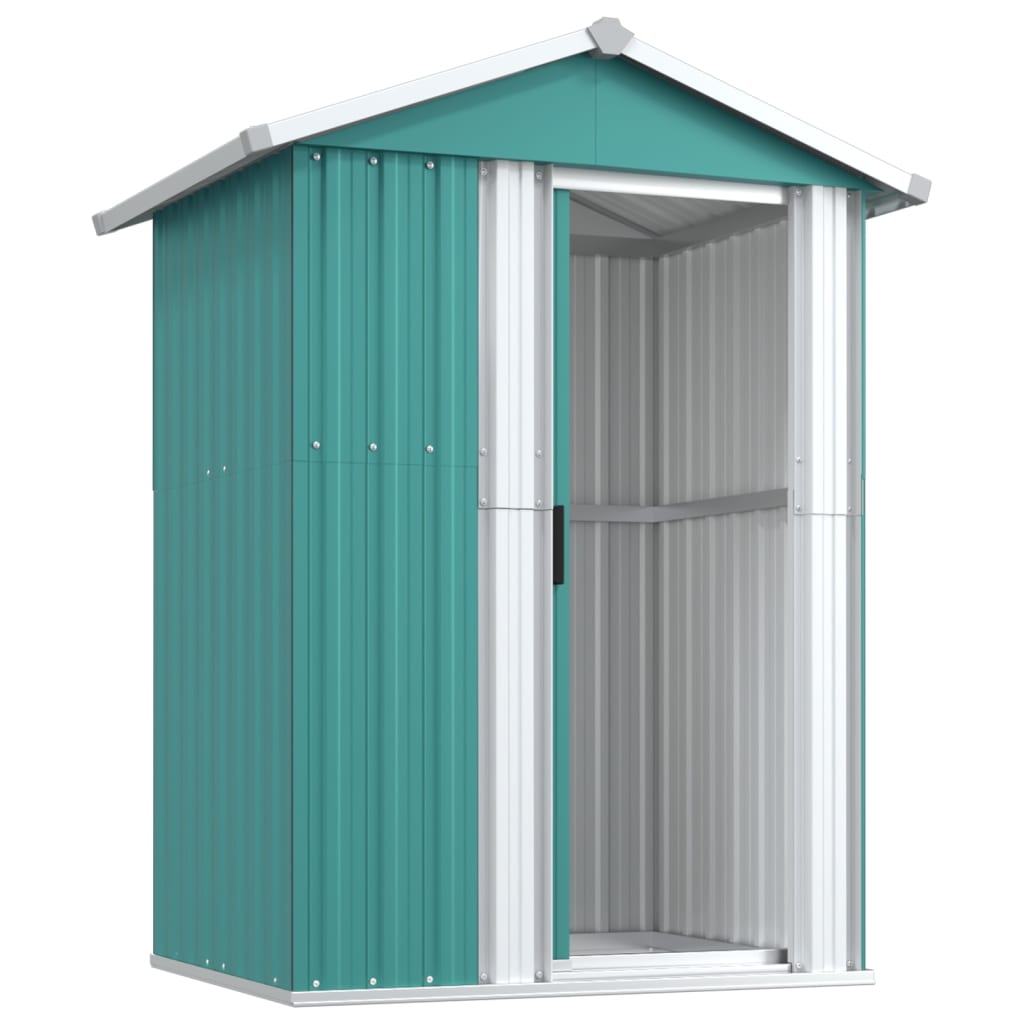 vidaXL Galvanized Steel Outdoor Shed