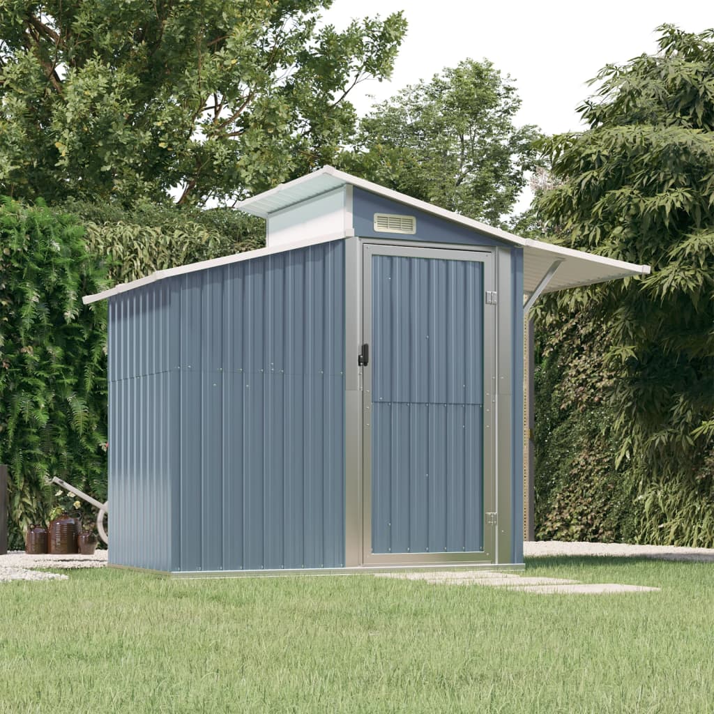 vidaXL Galvanized Steel Outdoor Storage