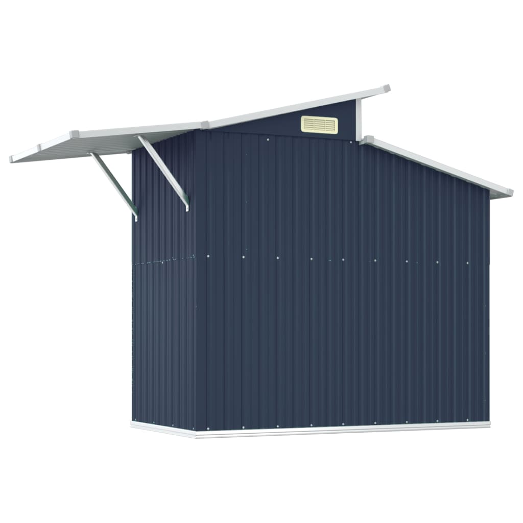 vidaXL Galvanized Steel Outdoor Storage