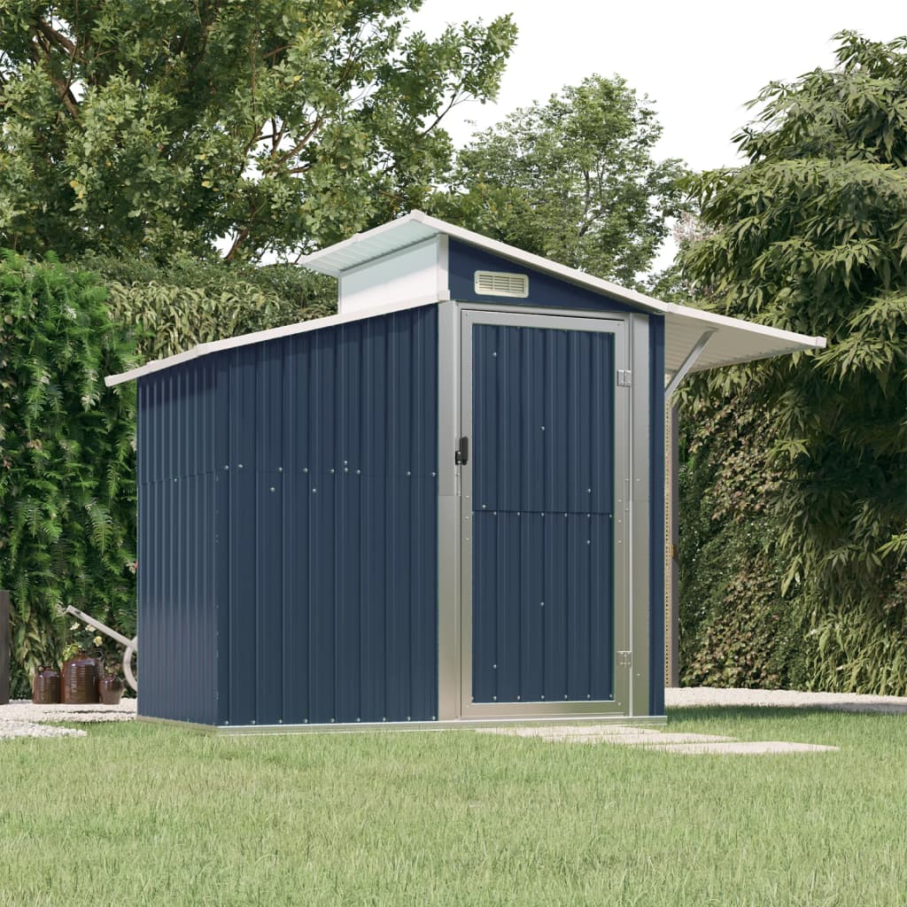 vidaXL Galvanized Steel Outdoor Storage