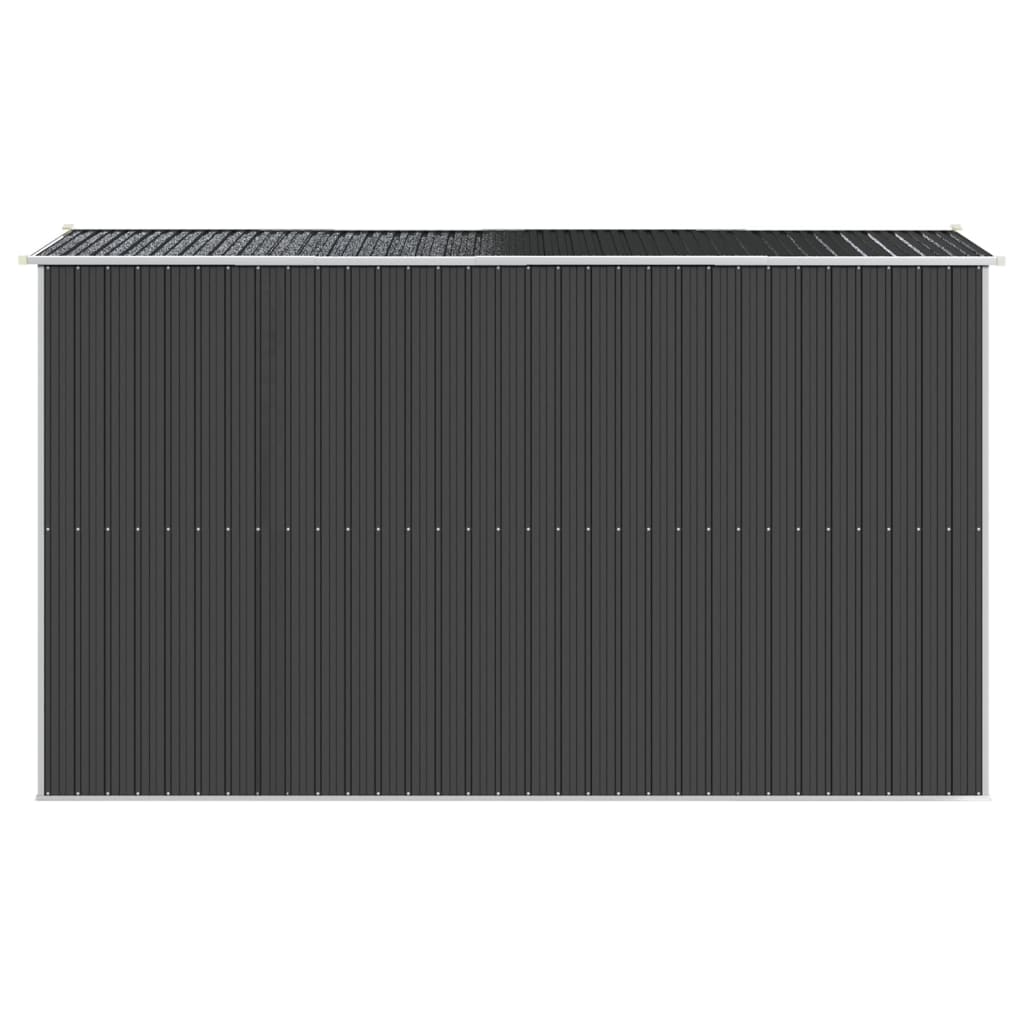 vidaXL Galvanized Customizable Shed