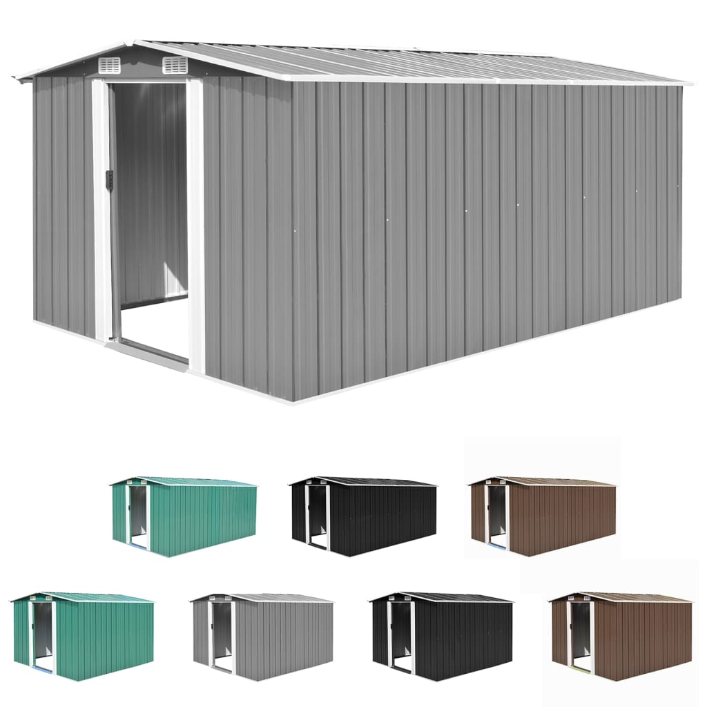 vidaXL Large Outdoor Storage Building